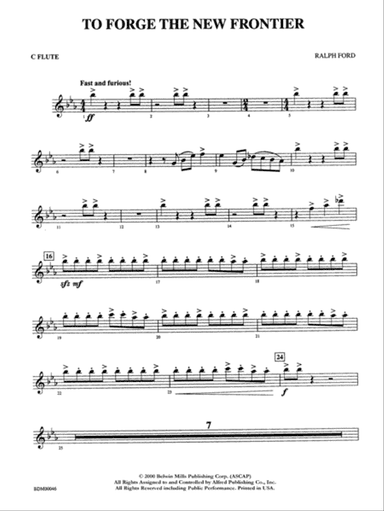 To Forge the New Frontier: Flute