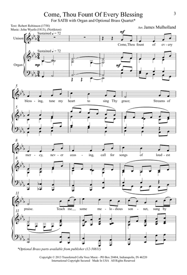 Come Thou Fount Of Every Blessing
