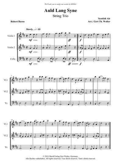 Auld Lang Syne