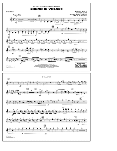 Sogno di Volare (from Civilization VI) (arr. Matt Conaway) - Bb Clarinet