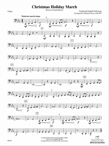 Christmas Holiday March: Tuba
