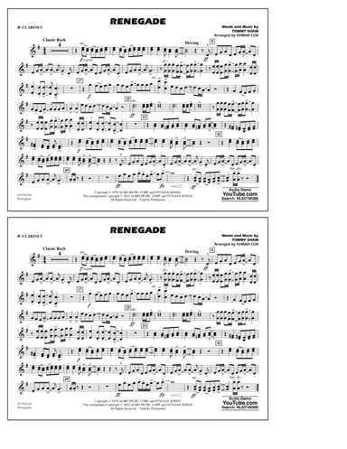 Renegade (arr. Ishbah Cox) - Bb Clarinet