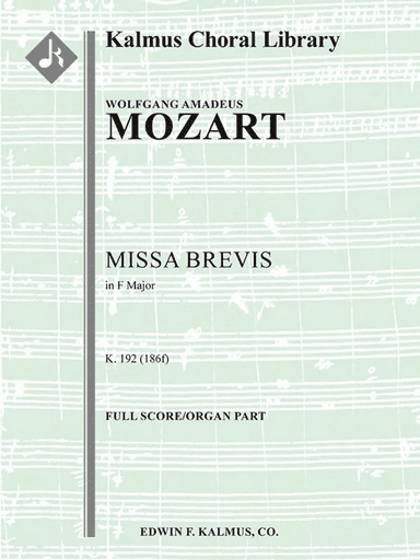 Missa Brevis in F, K. 192/186f