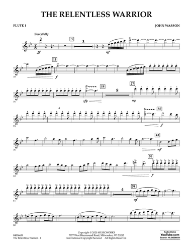 The Relentless Warrior - Flute 1
