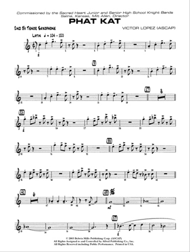 Phat Kat: 2nd B-flat Tenor Saxophone