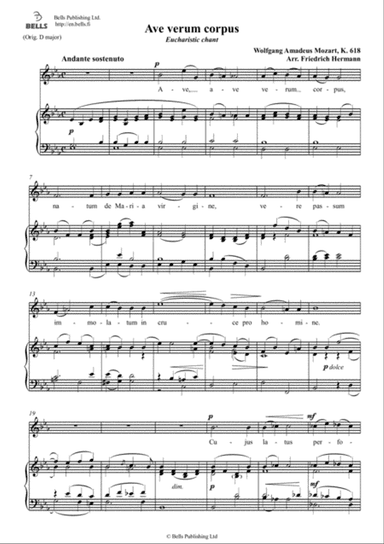 Ave verum corpus, K. 618 (E-flat Major)