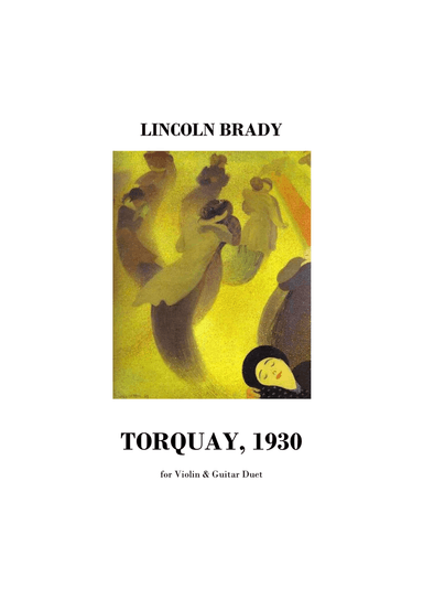 TORQUAY, 1930 - Violin & Guitar Duet