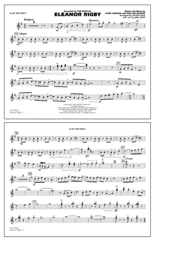 Eleanor Rigby (arr. Jay Bocook) - 1st Bb Trumpet
