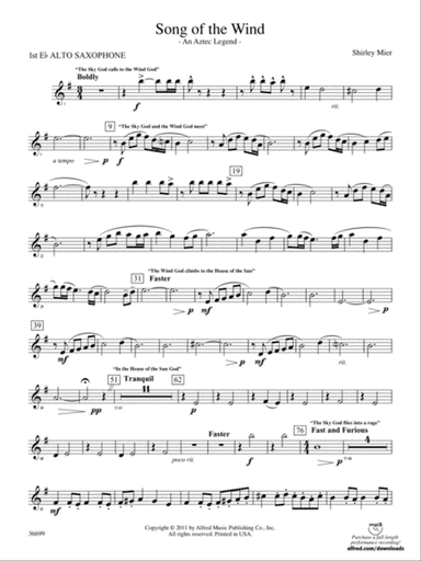 Song of the Wind: E-flat Alto Saxophone