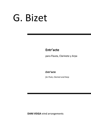 Carmen Entr'acte for Flute, Clarinet and Harp
