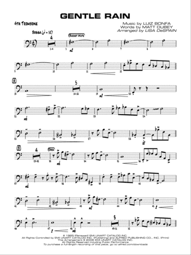 Gentle Rain: 4th Trombone