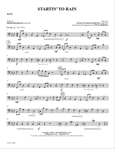 Startin' to Rain: String Bass