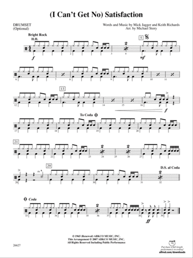(I Can't Get No) Satisfaction: Drums