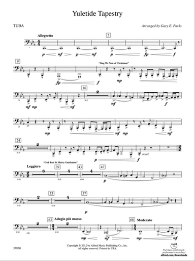 Yuletide Tapestry: Tuba