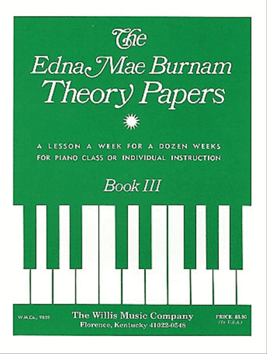 Theory Papers Book 3