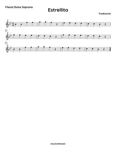 Estrellita - Bb