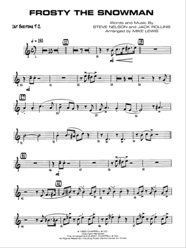 Frosty the Snowman: Baritone T.C.