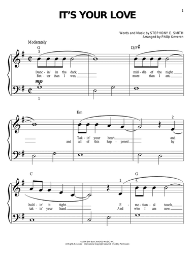 It's Your Love (arr. Phillip Keveren)