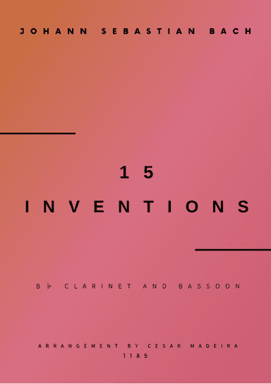 15 Inventions - Bb Clarinet and Bassoon (Full Score and Parts)