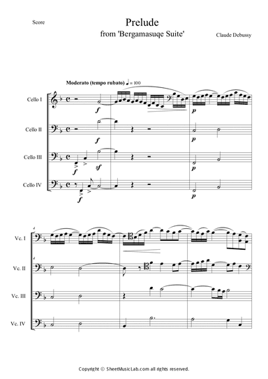 Prelude from Bergamasuqe Suite