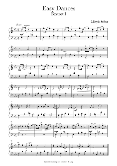 Easy Dances - Foxtrot 1