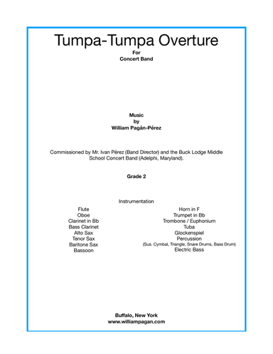 Tumpa-Tumpa Overture For Concert Band