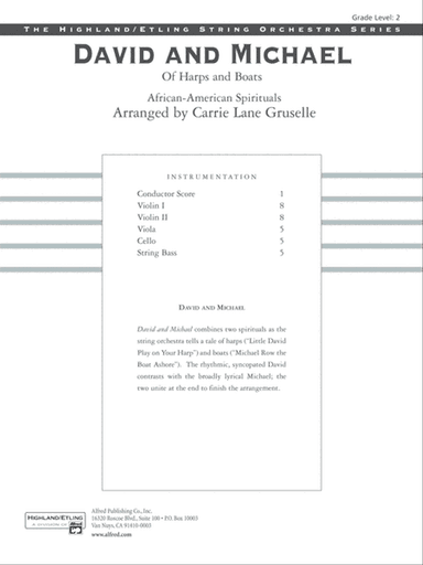 David and Michael: Score