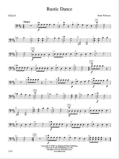 Rustic Dance: Cello