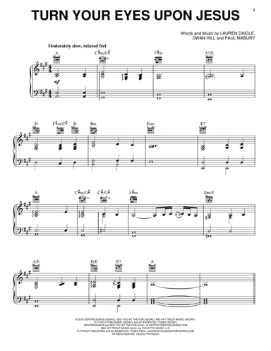 Turn Your Eyes Upon Jesus