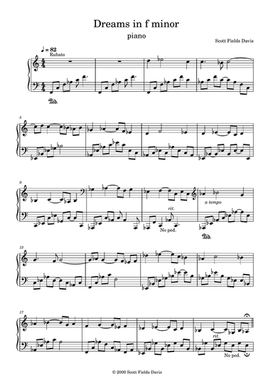 Dreams in F minor