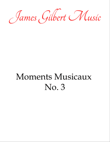 Moments Musicaux No. 3