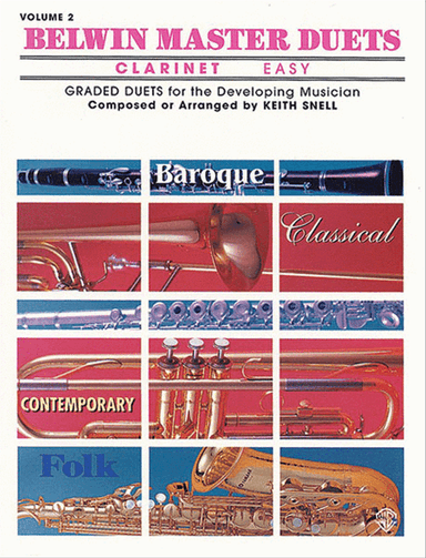 Belwin Master Duets (Clarinet), Volume 2