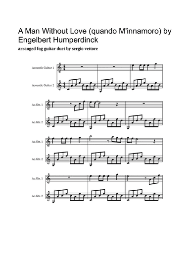 A Man Without Love (quando M'innamoro)