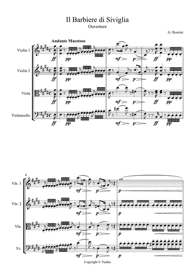 G. Rossini - Il Barbiere di Siviglia (Ouverture)