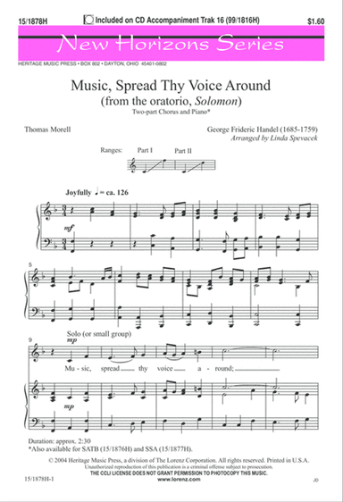 Music, Spread Thy Voice Around