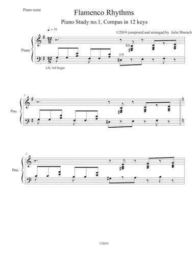 Flamenco Rhythms for the Piano