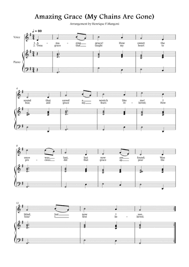 Amazing Grace (My Chains Are Gone)