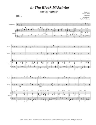 In The Bleak Midwinter (with "The First Noel") (Trombone Duet)