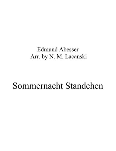 Sommernacht Standchen