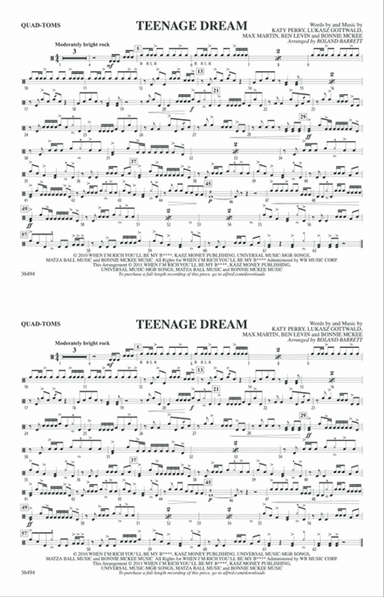 Teenage Dream: Quad-Toms