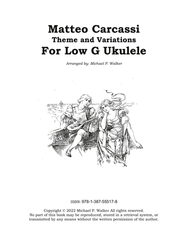 Matteo Carcassi: Theme and Variations For Low G Ukulele