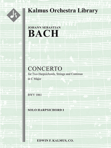 Concerto for Two Harpsichords in C, BWV 1061