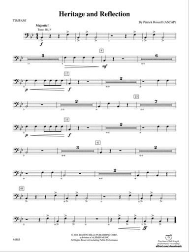 Heritage and Reflection: Timpani