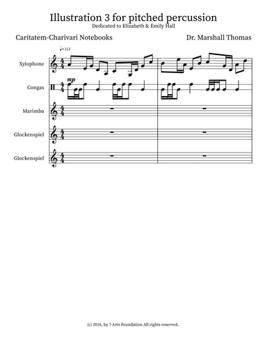 Illustration 3 for pitched percussion