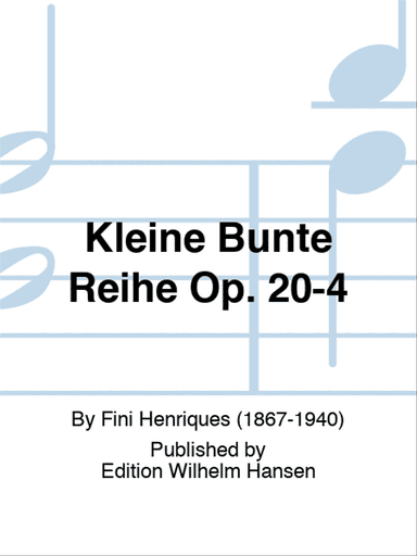 Kleine Bunte Reihe Op. 20-4