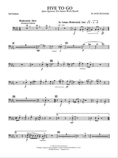 Five to Go: 3rd Trombone