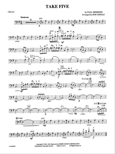 Take Five: Cello
