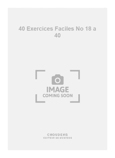 40 Exercices Faciles No 18 a 40