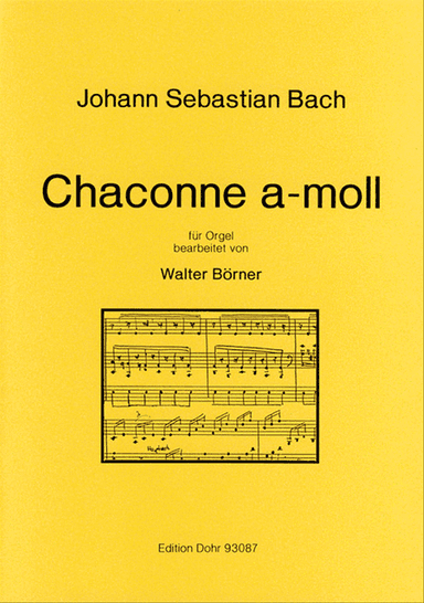 Chaconne a-moll BWV 1004 (für Orgel solo)