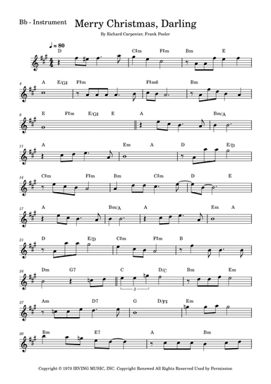 Merry Christmas, Darling